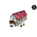 WW2 Normandy Cowshed (28mm)
