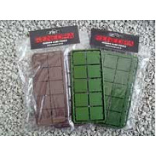25mm x 25mm Square Plastic Bases