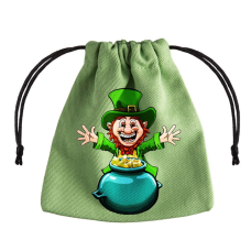 Lucky Green Dice Bag: Pot of Gold Lucky Green Dice Bag: Pot of Gold