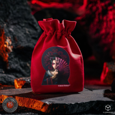 Geisha Skull - Anne Stokes Dice Pouch