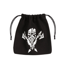 Dwarven Black & white Dice Bag