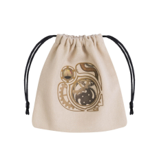 Steampunk Beige & multicolor Dice Bag
