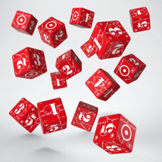 Battle United Kingdom Red & white D6 Dice