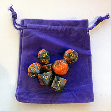 Rectangular Dice Bag Lilac