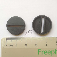 20mm Round Base Slotted