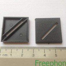25mm Square Base Slotted 