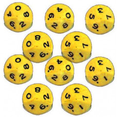 D10 Opaque YELLOW 