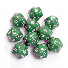 D20 Opaque Green