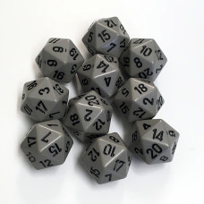 D20 Opaque Grey