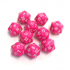 D20 Opaque Pink