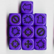 Misfire Dice PURPLE x10