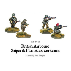 British Airborne Flamethrower and Sniper Teams