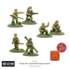 Korean War Chinese PVA Weapons Teams