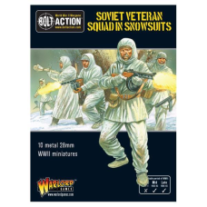 Soviet Veteran Squad In Snowsuits