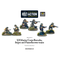 USMC Bazooka, Sniper and Flame Thrower Teams