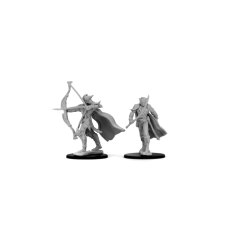 Elf Male Fighter - Pathfinder Deep Cuts Unpainted Miniatures