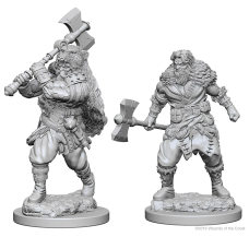 Human Male Barbarian - D&D Nolzur's Marvelous Miniatures