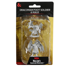 Draconian Mage & Foot Soldier - D&D Nolzur's Marvelous Miniatures